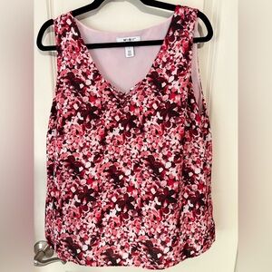 Women's Floral Sleeveless Top - Pink by WHBM